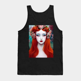 Pail Red Haired Vampire Tank Top